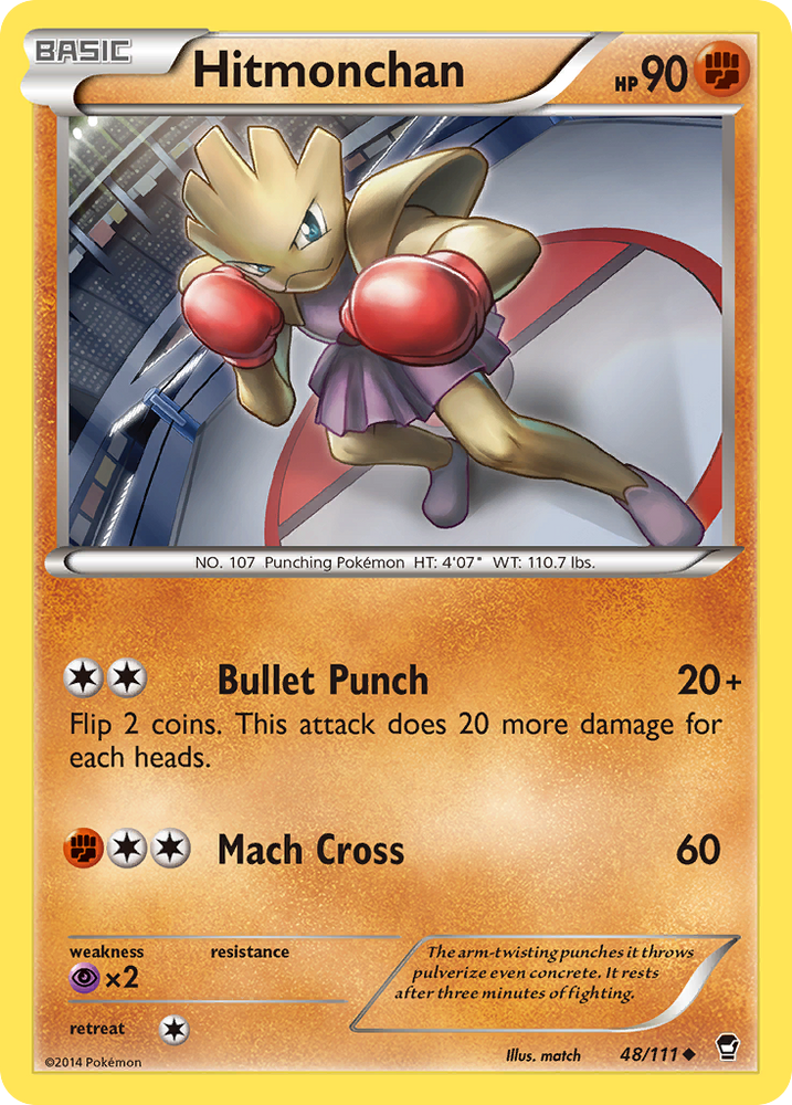 Hitmonchan (48/111) [XY: Furious Fists] 