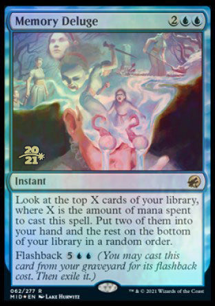 Memory Deluge [Innistrad: Midnight Hunt Prerelease Promos] 