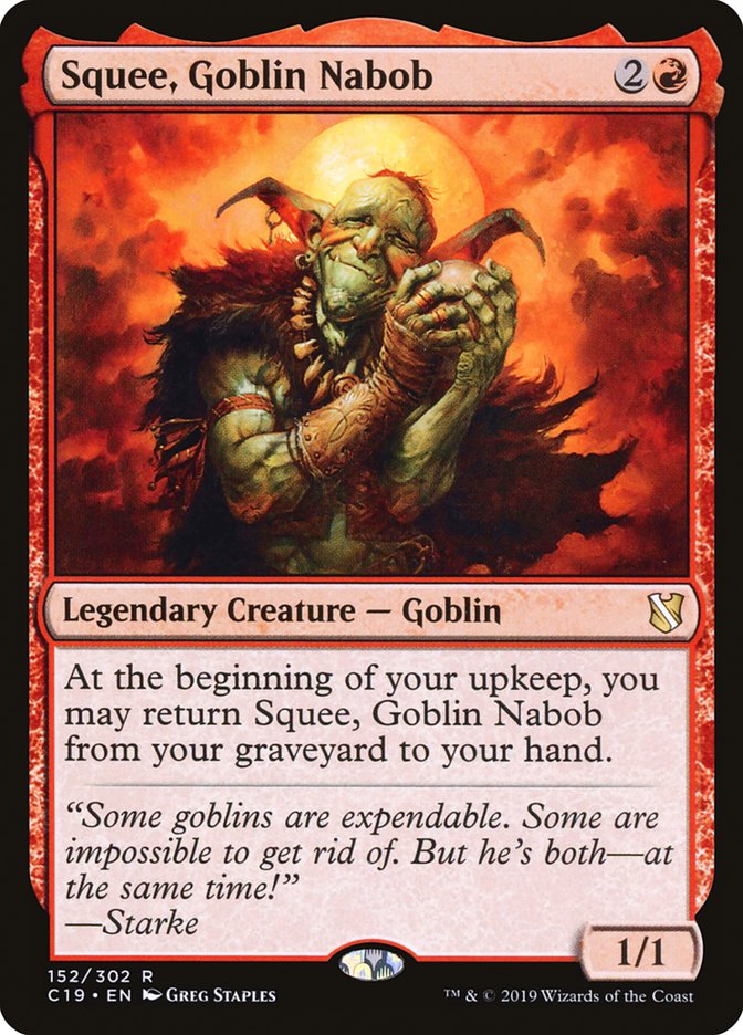 Squee, Goblin Nabob [Commander 2019] 