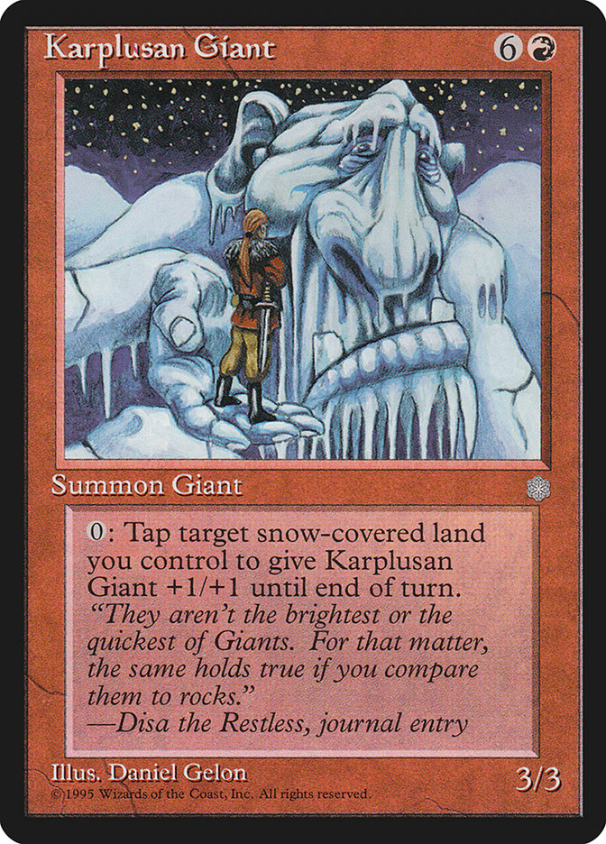 Karplusan Giant [Ice Age] 