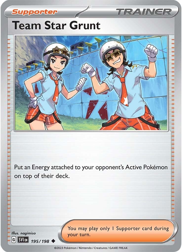 Team Star Grunt (195/198) [Scarlet & Violet: Base Set] 