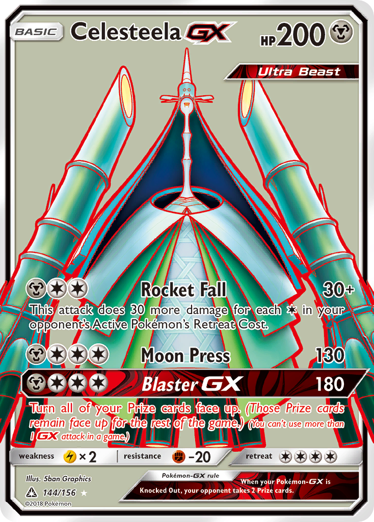 Celesteela GX (144/156) [Sun & Moon: Ultra Prism] 