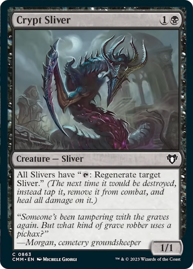 Crypt Sliver [Commander Masters] 