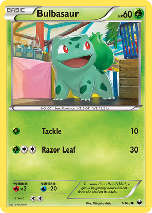 Bulbasaur (1/108) [Black & White: Dark Explorers]
