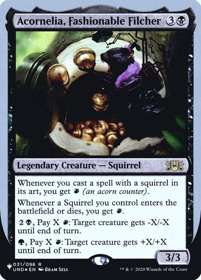 Acornelia, Fashionable Filcher (Unfinity Foil Edition) [The List] 