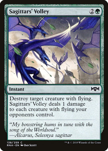 Sagittars' Volley [Ravnica Allegiance] 