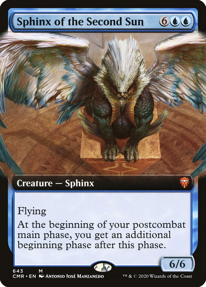 Sphinx of the Second Sun (Extended Art) [Commander Legends] 