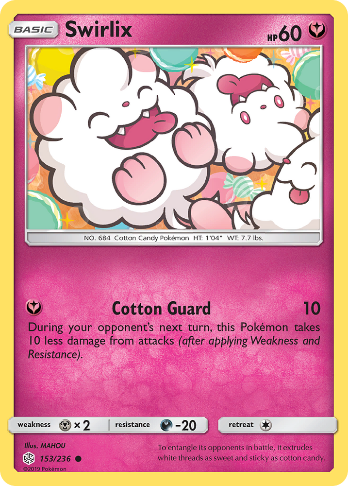 Swirlix (153/236) [Sun &amp; Moon: Cosmic Eclipse] 