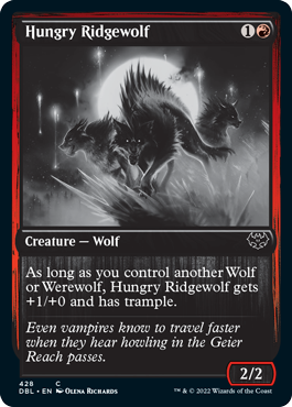 Hungry Ridgewolf [Innistrad: Double Feature] 