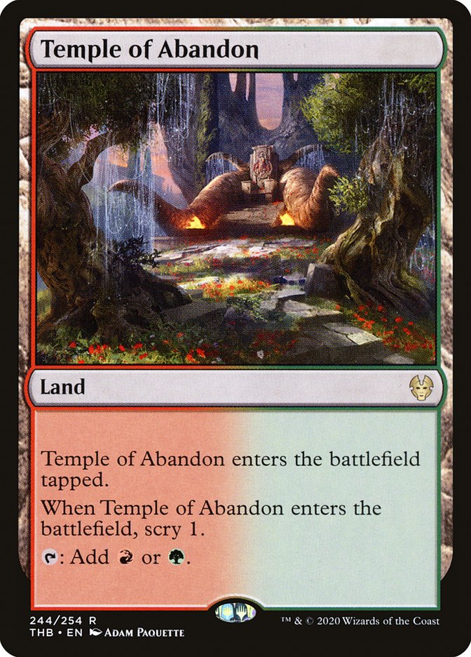 Temple of Abandon [Theros Beyond Death] 