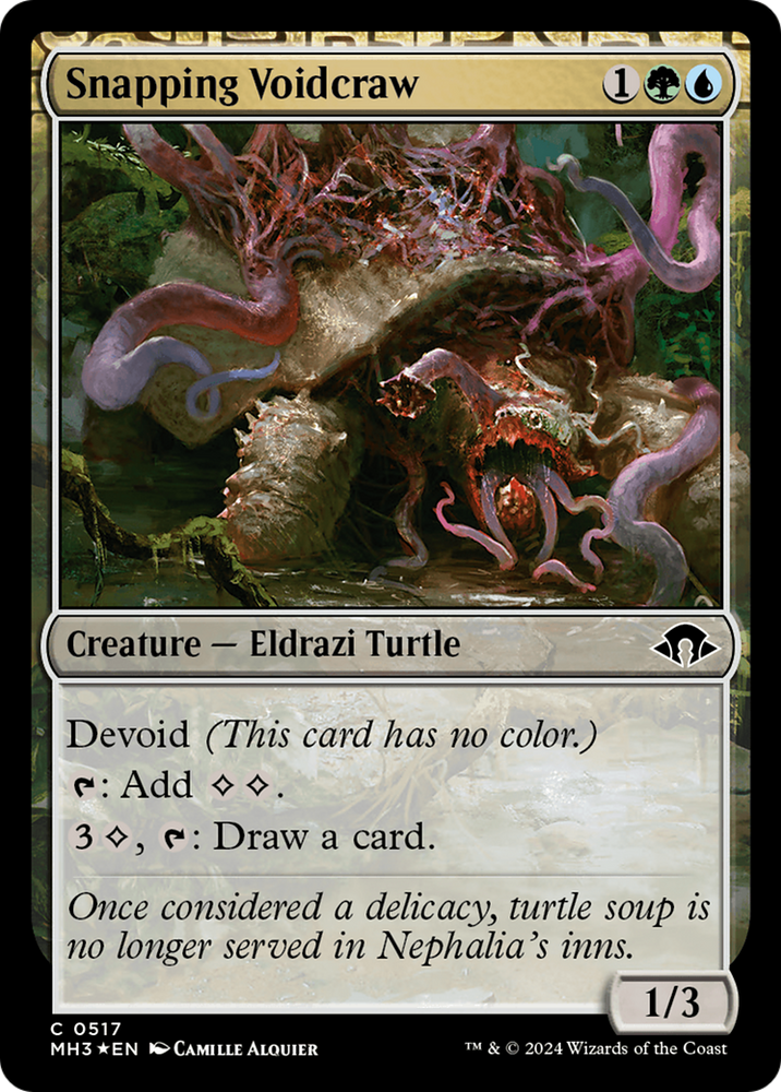 Snapping Voidcraw (Ripple Foil) [Modern Horizons 3] 