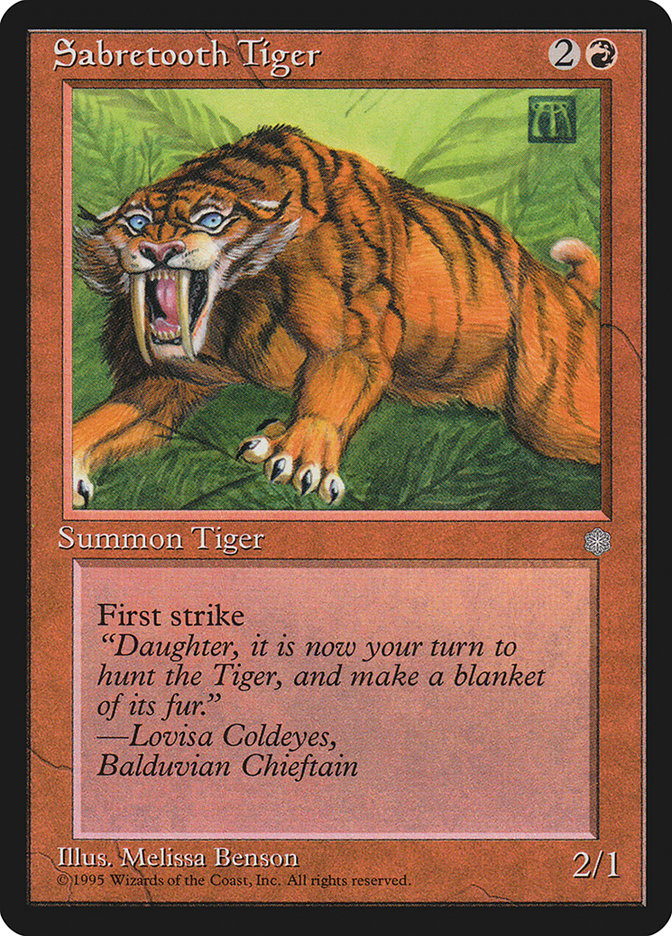 Sabretooth Tiger [Ice Age] 