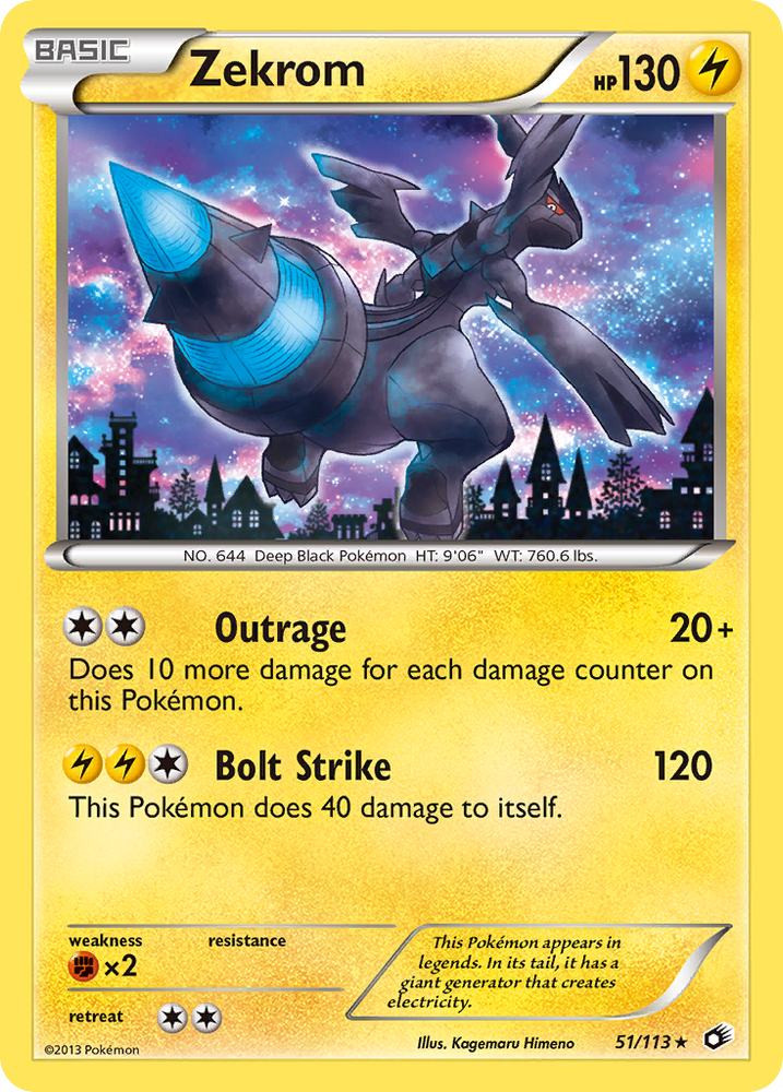 Zekrom (51/113) [Black &amp; White: Legendary Treasures] 