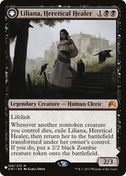 Liliana, Heretical Healer // Liliana, Defiant Necromancer [Secret Lair: From Cute to Brute]