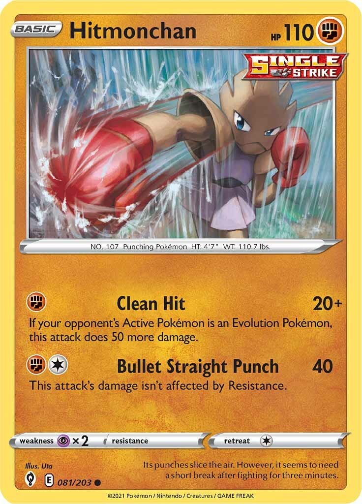 Hitmonchan (081/203) [Sword & Shield: Evolving Skies] 