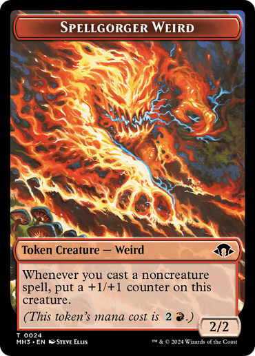 Spellgorger Weird // Energy Reserve Double-Sided Token [Modern Horizons 3 Tokens] 