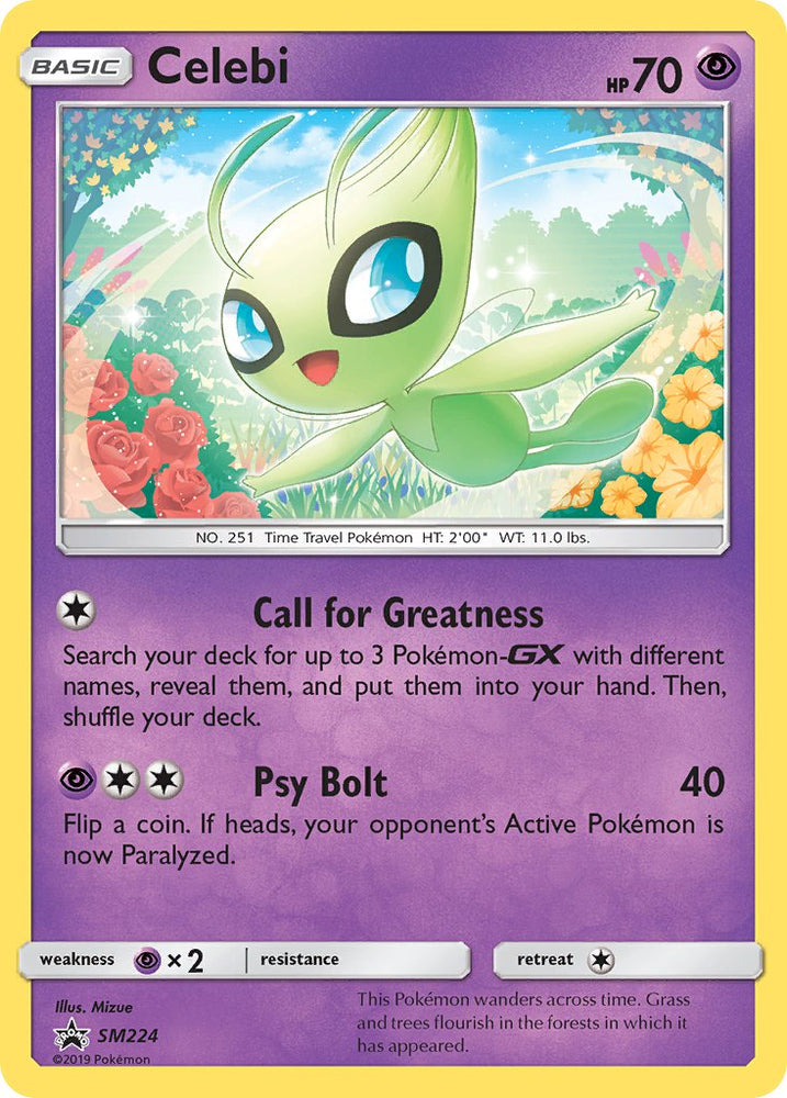 Celebi (SM224) [Sun &amp; Moon: Black Star Promos] 