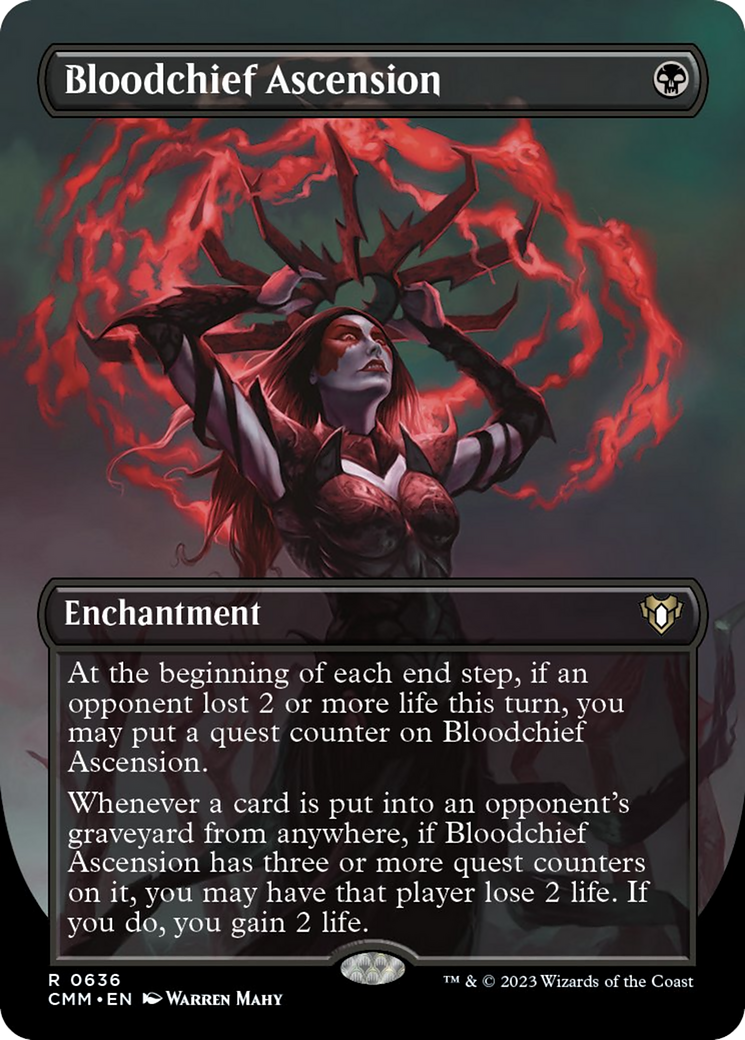 Bloodchief Ascension (Borderless Alternate Art) [Commander Masters] 