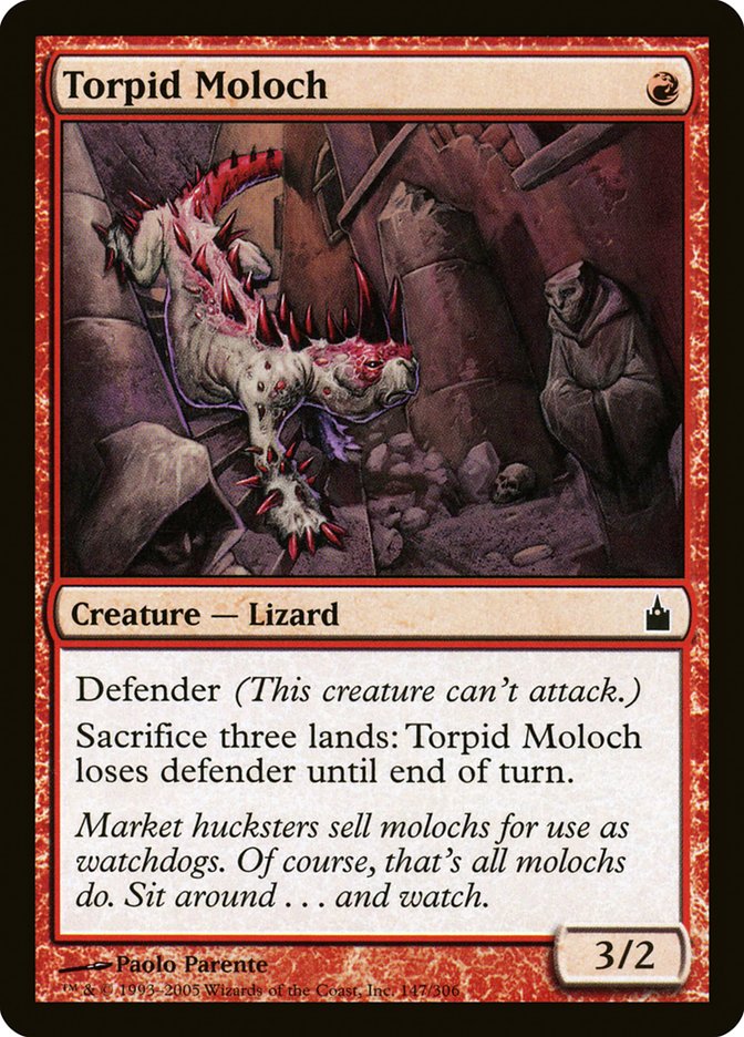 Torpid Moloch [Ravnica: City of Guilds] 