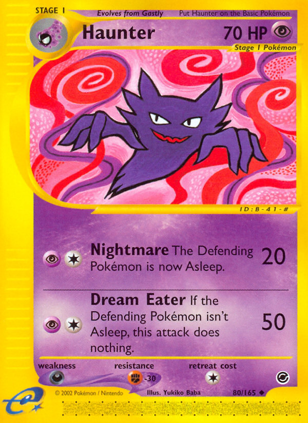 Haunter (80/165) [Expedition: Base Set] 