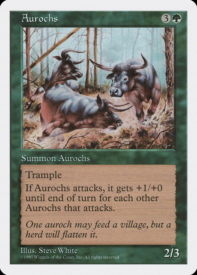 Aurochs [Fifth Edition] 