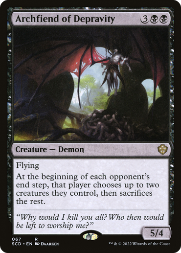 Archfiend of Depravity [Starter Commander Decks] 