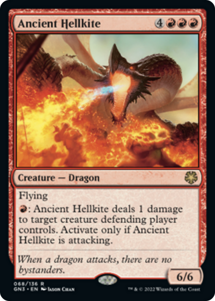 Ancient Hellkite [Game Night: Free-for-All] 