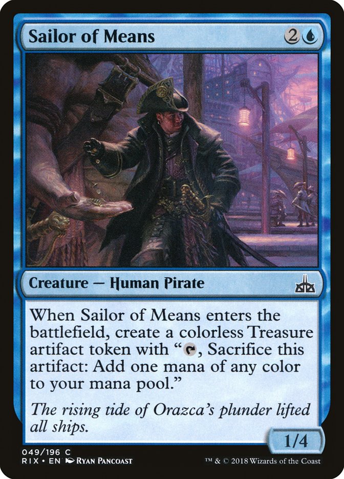 Sailor of Means [Rivals of Ixalan] 