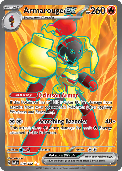 Armarouge ex (218/182) [Scarlet &amp; Violet: Paradox Rift] 