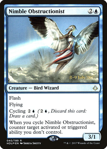 Nimble Obstructionist [Hour of Devastation Prerelease Promos]