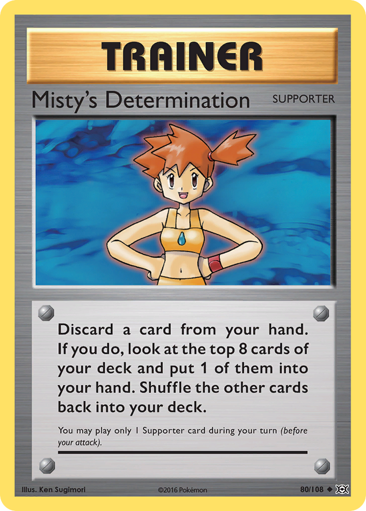 Misty's Determination (80/108) [XY: Evolutions] 