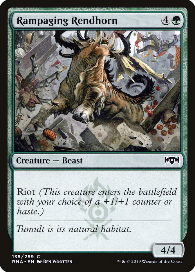 Rampaging Rendhorn [Ravnica Allegiance]