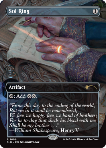 Sol Ring (1696) [Secret Lair: Sheldon's Spellbook] 