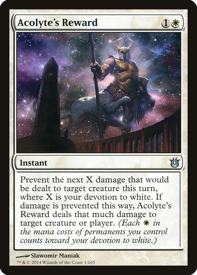 Acolyte's Reward [Born of the Gods] 
