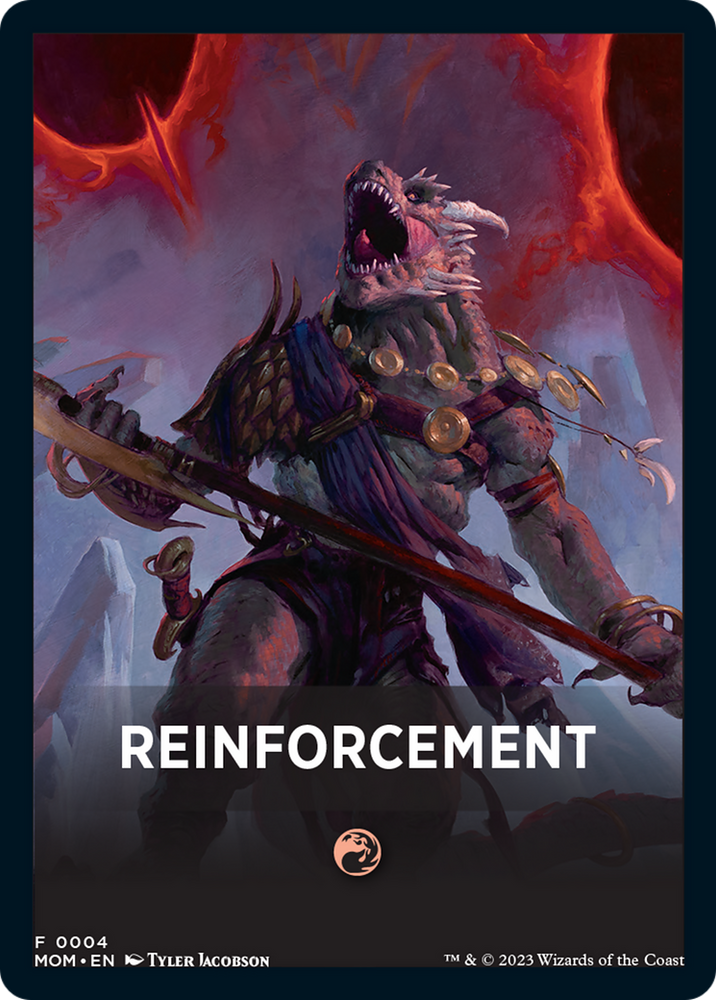 Reinforcement Theme Card [March of the Machine Tokens] 