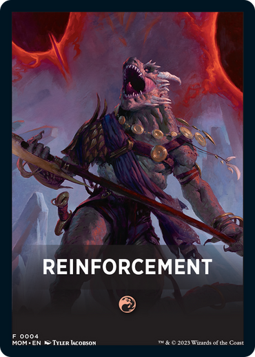 Reinforcement Theme Card [March of the Machine Tokens] 