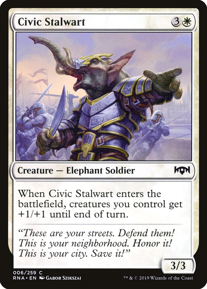 Civic Stalwart [Ravnica Allegiance] 