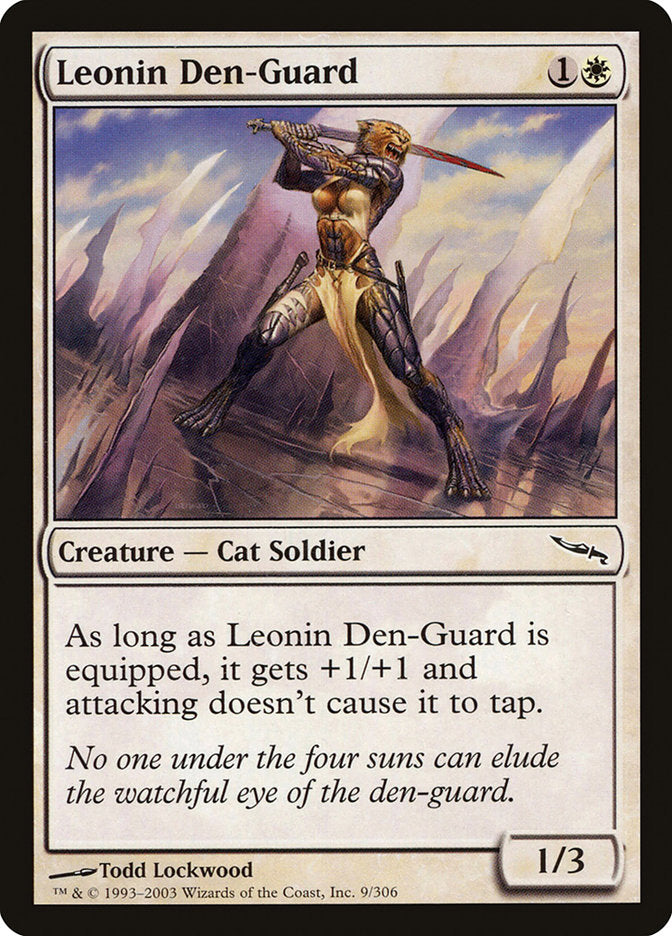 Leonin Den-Guard [Mirrodin] 