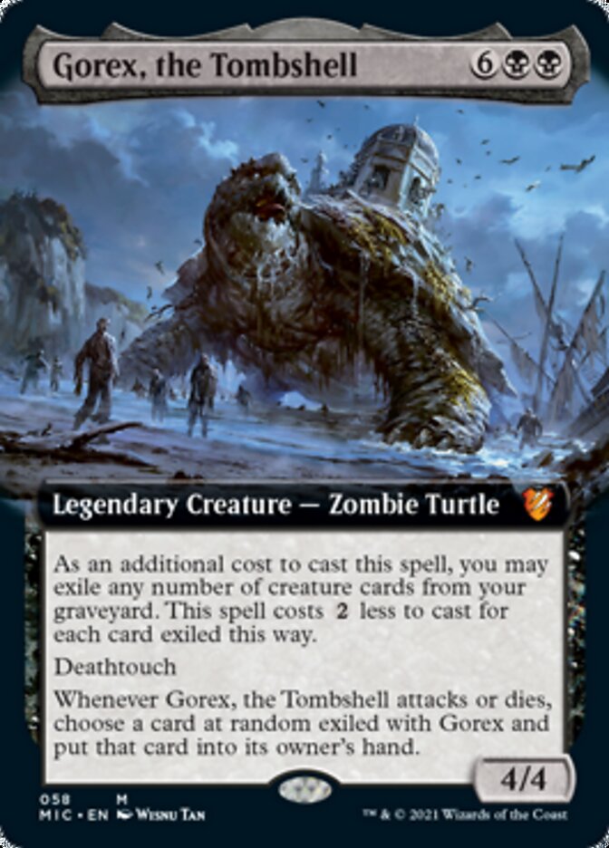 Gorex, the Tombshell (Extended Art) [Innistrad: Midnight Hunt Commander] 