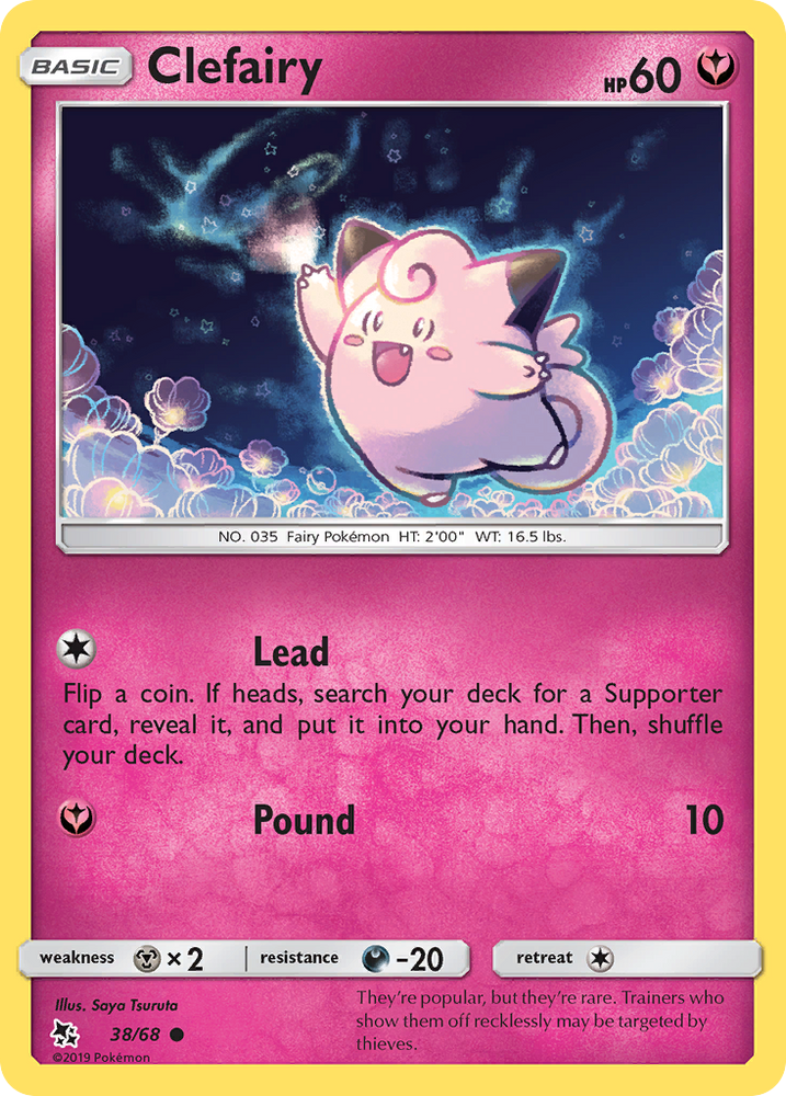 Clefairy (38/68) [Sun & Moon: Hidden Fates]