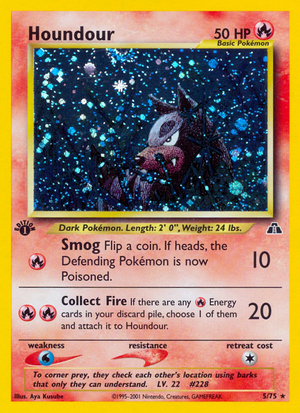 Houndour (5/75) [Neo Discovery 1st Edition] 