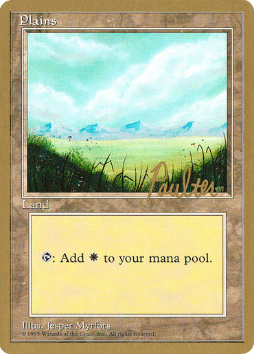 Plains (pp366) (Preston Poulter) [Pro Tour Collector Set] 