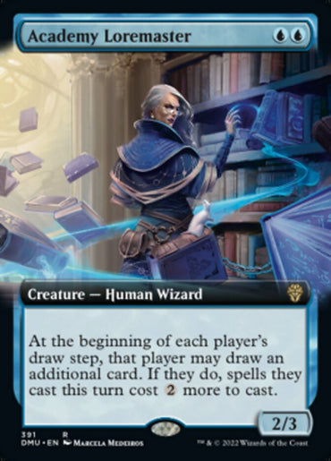 Academy Loremaster (Extended Art) [Dominaria United] 