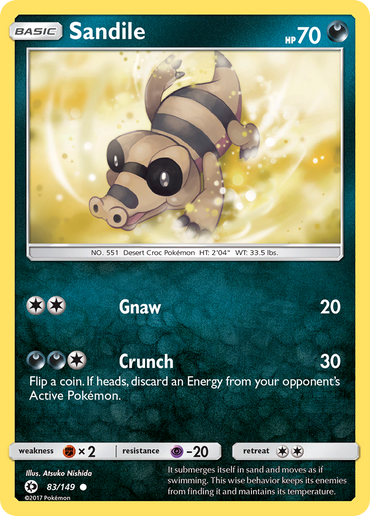 Sandile (83/149) [Sun &amp; Moon: Base Set] 