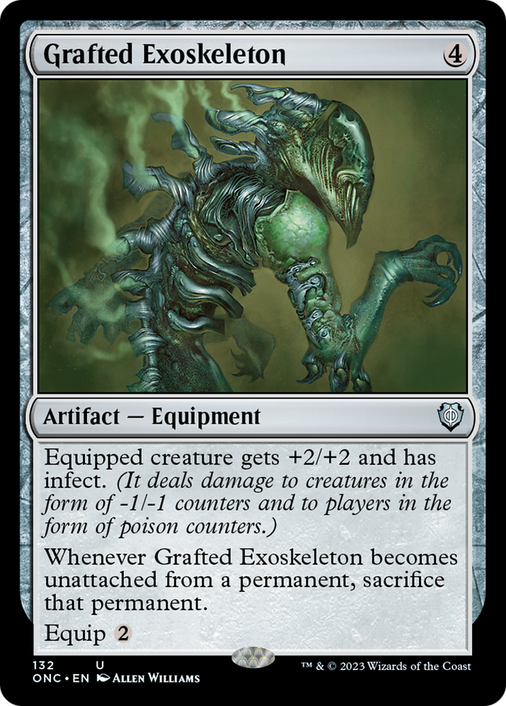 Grafted Exoskeleton [Phyrexia: All Will Be One Commander] 