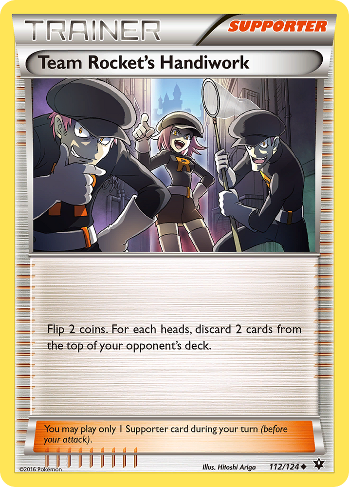 Team Rocket's Handiwork (112/124) [XY: Fates Collide] 