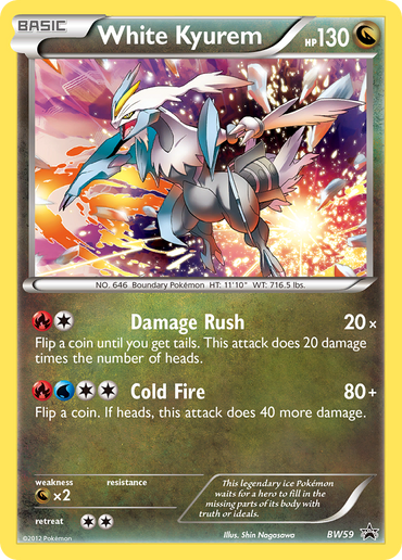 White Kyurem (BW59) [Black &amp; White: Black Star Promos] 