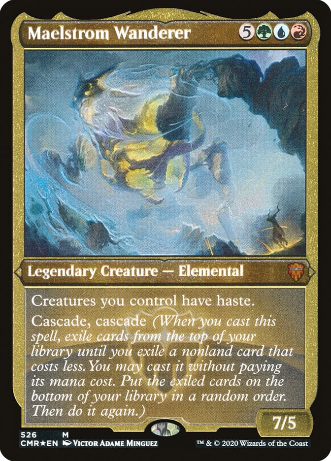 Maelstrom Wanderer (Etched) [Commander Legends] 