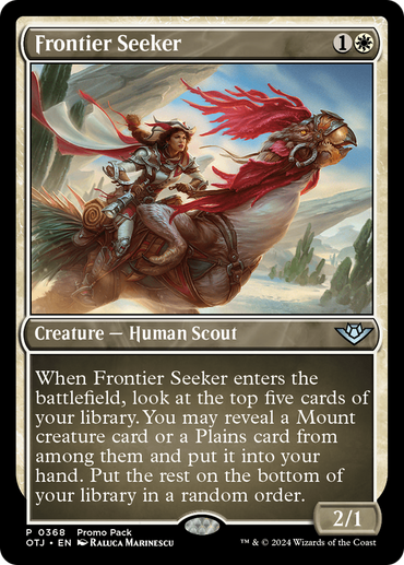 Frontier Seeker (Promo Pack) [Outlaws of Thunder Junction Promos] 