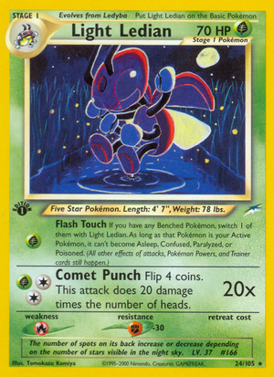 Light Ledian (24/105) [Neo Destiny 1st Edition] 
